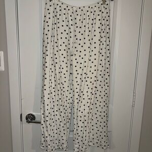 White Polka Dot Pants